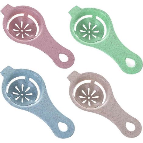 séparateurs de jaune d'œuf, séparateurs d'œufs (beige, rose, bleu, vert) (1/5)