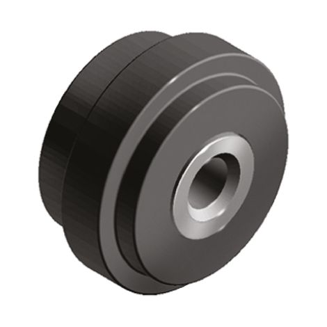 Galet d'entraînement RS PRO, profilé 30 mm, rainure 6mm en Nylon ( Prix pour Sachet de 2 )