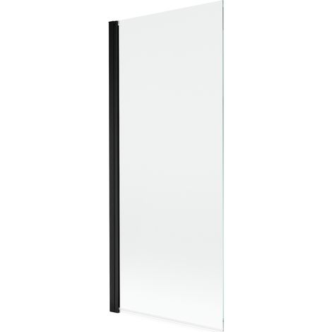 Mexen Mist paravento doccia 1-anta 80 x 150 cm, trasparente, nero - 8A9-080-001-70-00 (1/4)