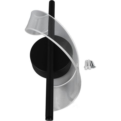Spiral Wall Lamp Modern White Warm Neutral Lighting LED 3000K Energy Saving Acrylic Spiral Wall Sconce for Bedroom Kitchen Living Room (1/5)