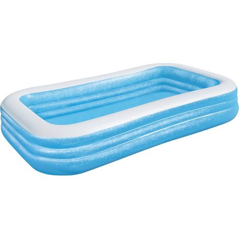 Piscine Rectangulaire Gonflable 305 X 183 X 56 Cm Piscine Familiale De Jardin
