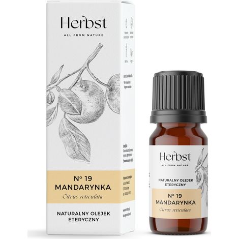 Huile essentielle de mandarine Herbst 10 ml (1/3)