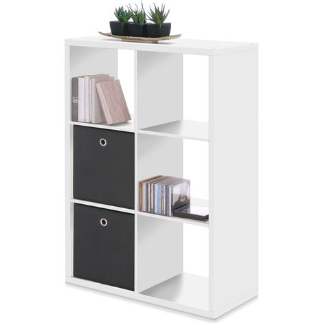 Armoire colonne Max 6 niches - blanc