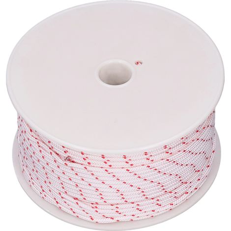 Nylon Rope Chain Saw Start Wear Resistant Strong Nylon Cutter Rope for Lawn Mower Engine4mm (1/2)