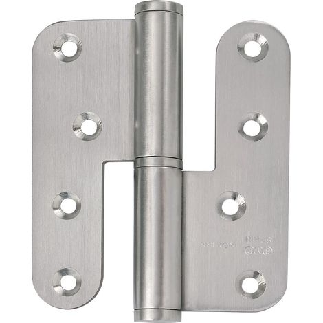 Pernio Pala Abierta Inox 100X86 P.Red. Derecha (1/4)
