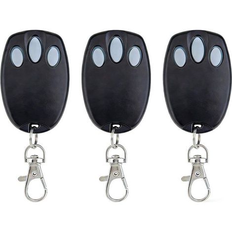 Chamberlain Lot de 3 télécommandes de rechange pour porte de garage Chamberlain 94335E, 84335E, ML500, ML700, ML850, Merlin+ C945 (1/5)