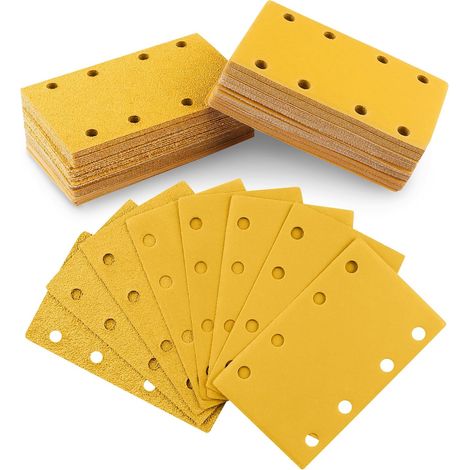 80 Pièces Papier a Poncer 80x133MM 8 Grains 40 60 80 120 180 240 320 400 (1/5)