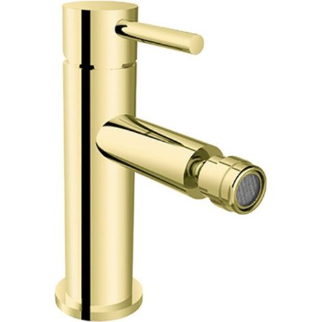 Rubinetto bidet Illusion color oro chiaro con beccuccio Besco (1/2)
