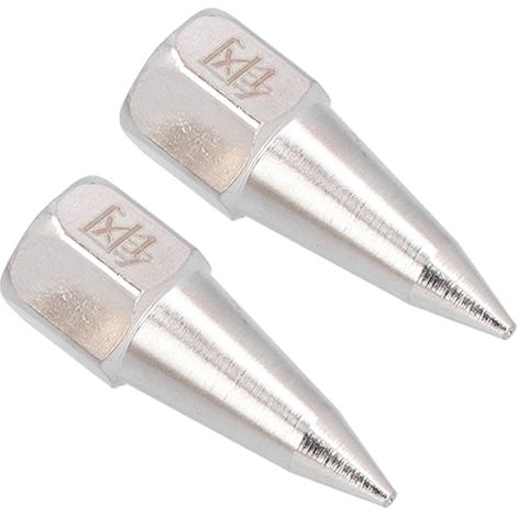 10 Embouts de Graissage Pointus Standard pour Pistolet à Graisse Pneumatique, Raccord 1/8"