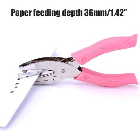 Perforateur à un trou Perforatrice Ronde en Forme de Cœur et D'étoile avec Poignées Souples, Papier luminaire pack (1/5)
