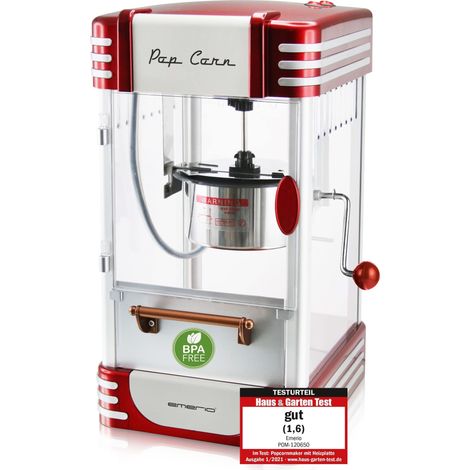 EMERIO  POM-120650 POM-120650 Macchina per i popcorn Bianco, Rosso (1/4)