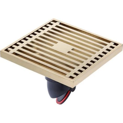 Siphon de sol - Cuivre - Anti-odeurs - K7001 - Filtration double - Installation facile (1/5)