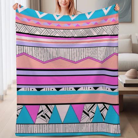 Couverture de lit en polaire, jeté doux et chaud de printemps, légère et luxueuse en microfibre de polyester, décoration intérieure cosy et élégante, cadeau pour hommes femmes,6080 pouces (1/4)