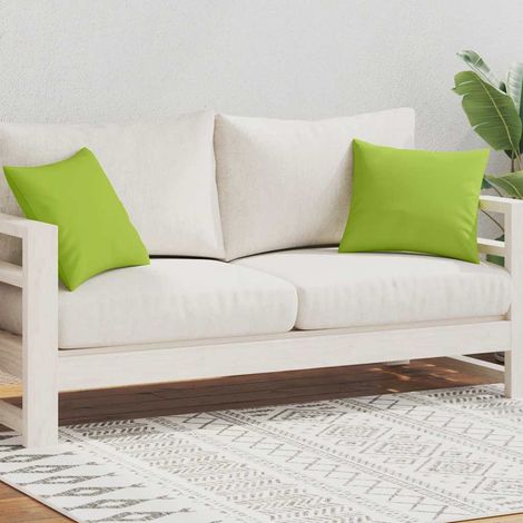 Maison Exclusive - Cuscini da Esterno 2 pz 45x45 cm Verde Mela (1/5)