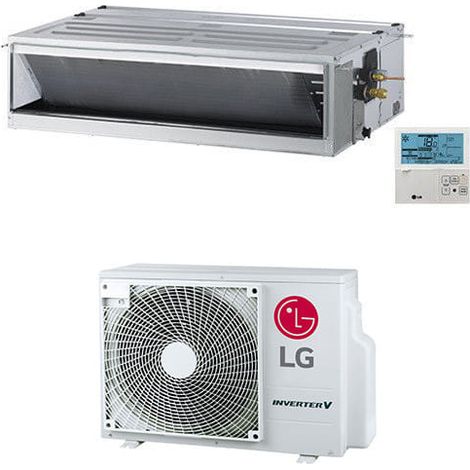Climatiseur compact à conduit haute pression LG Inverter R32 24000 BTU CM24F Classe A+/A+ (1/4)