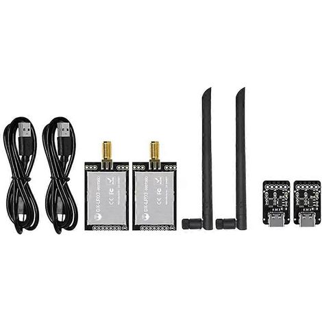 Module LoRa DX-LR03 868 MHz/915 MHz, longue portée 10 km, puissance d'émission 27 dBm, port série UART, module AT LoRa (1/5)
