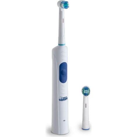 Cepillo de dientes eléctrico rotatorio recargable con 3 modos de limpieza y base USB (1/2)