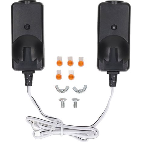 Capteur de sécurité pour porte de garage, kit de capteur infrarouge compact et sensible pour ouvre-porte de garage Liftmaster DC5‑6V 41A5034 (1/5)