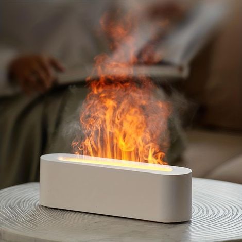 Aromatherapie-Diffusor für ätherische Öle, weiß, 1 Stück, Befeuchtungsleistung geeignet für Yoga. (1/5)
