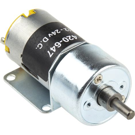 Motoréducteur CC RS PRO, 12 V, 1224 V c.c., 1,31 W, 8 tr/min, dia. de l'arbre 4mm ( Prix pour 1 )