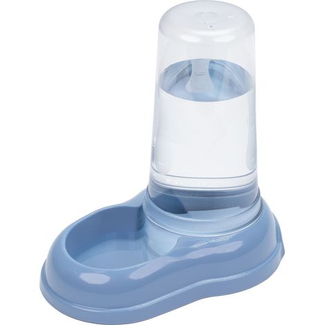 Ferplast AZIMUT Distributeur de croquettes ou eau de différentes tailles et couleurs. Variante 600 - Misure: 12.5 x 19 x h 19.5 cm - 0.6 L - Bleu clair