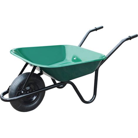 ALTRAD Brouette roue gonflée en acier A4140GF3801, ALTRAD, 100 L vert