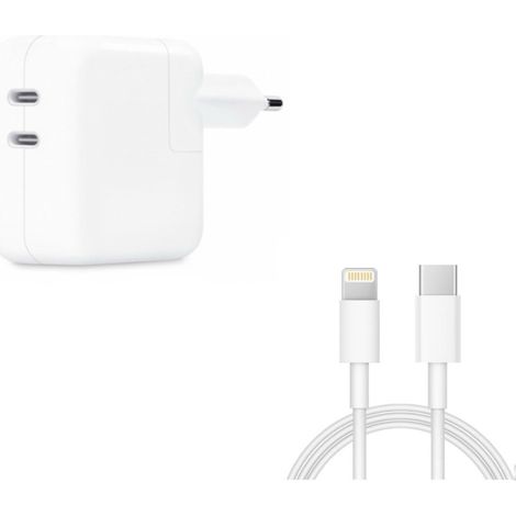 Chargeur rapide USB-C 50 W et câble Lightning USB-C de 2 m inclus pour iPhone 14, 13, 12 et 11 Pro Max (1/4)