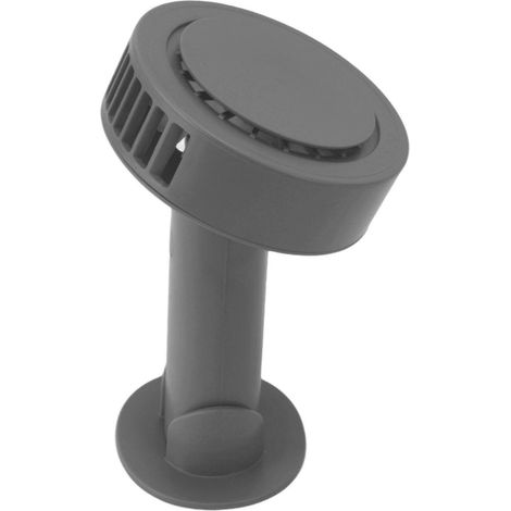 Tragbarer Mini-USB-Taschenventilator mit 3 Geschwindigkeitsstufen, Grau, für drinnen und draußen (1/5)
