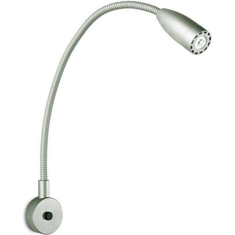 Leds-C4 Bed - LED 1 Light Indoor Adjustable Wall Bed Light Reading Lamp Grey