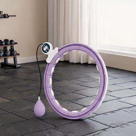 Hula hoop lesté intelligent avec compteur taille réglable 76-113 (1/5)