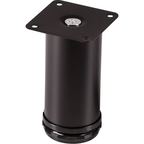 4er Set Möbelfuß JIMMY Ø 50 mm Höhe 150 mm schwarz (1/5)