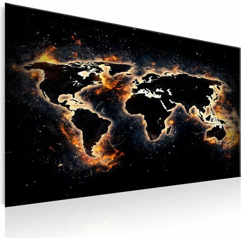 Tableau monde de feu - 90 x 60 cm (1/4)