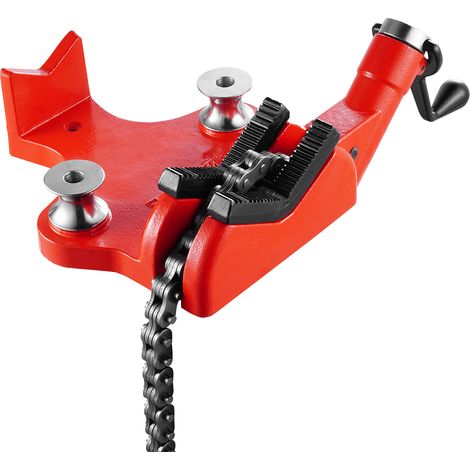 VEVOR Morsa a Catena per Tubi per Impieghi Gravosi, Catena Robusta da 880 mm e Base in Ghisa, Morsa a Catena con Leva, per Idraulica, Riparazioni Automobilistiche, Lavorazione dei Metalli