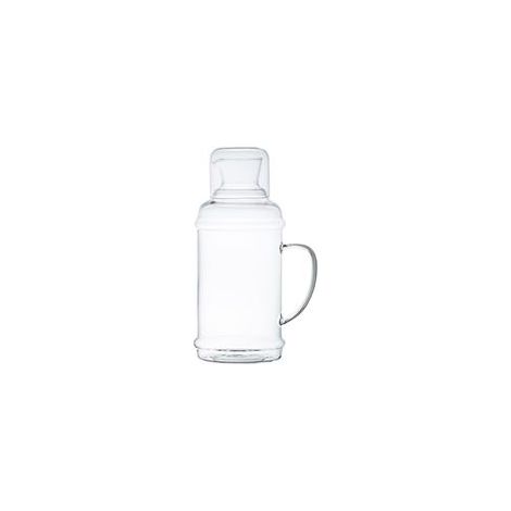 Bouteille Verre Résistante Chaleur Carafe à Eau Froid Volume Idéale Pour Boissons Fraîches à Domicile Avec Couvercle Pratique Style Rétro (1/5)