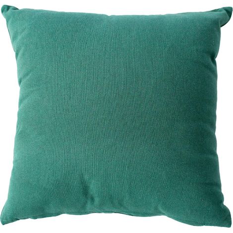 Coussin Déco Uni "Cambria" 40x40cm Vert Jade