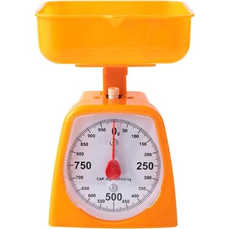 Balance de cuisine mécanique pour enseignement (jaune) (1/5)