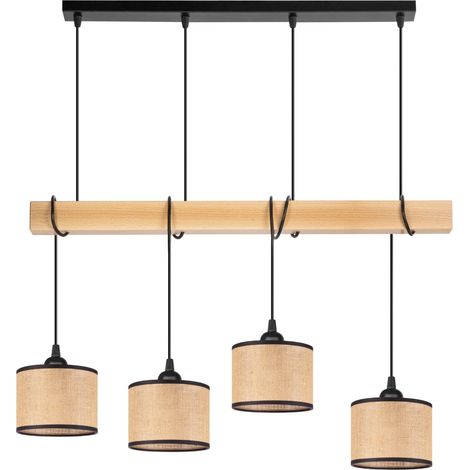 Lampe Tornado AM4PB Jute-Noir (1/5)
