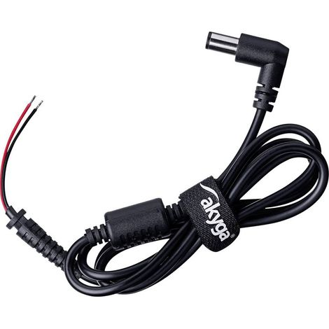 Akyga AK-SC-14 Câble adaptateur basse tension cylindrique 7.4 x 5.0 mm + broche - extrémité(s) ouverte(s) 1.2 m 1 pc(s)