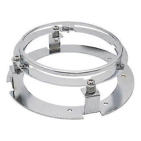 7-Zoll-LED-Scheinwerferhalterung für Harley-Davidson Touring Softail FLD Motorräder, runder Ring, Scheinwerferhalterung – Chrom