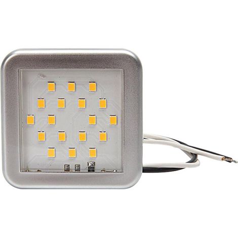WAS LED Innenraumleuchte 989 LW11 LED 12 V (B x H x T) 55 x 55 x 7 mm
