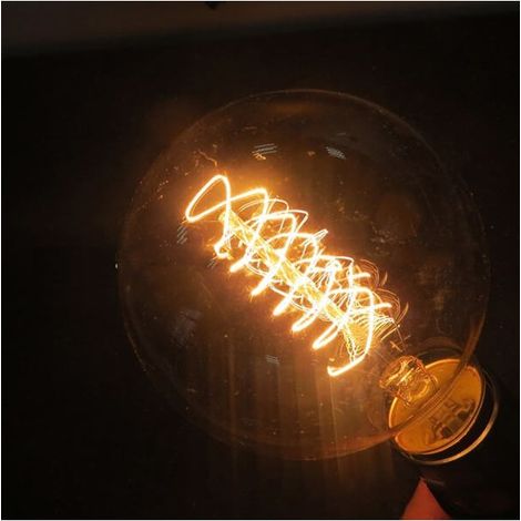 Ampoule à incandescence E14 G45 25W – Filaments en spirale – 8 x 5 cm – Lumière chaude pour ambiance vintage – Greensensation