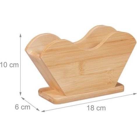 Kaffeefilterhalter aus Naturholz – Umweltfreundlicher, konischer Organizer für Küche, Büro oder Café – 1 Stück