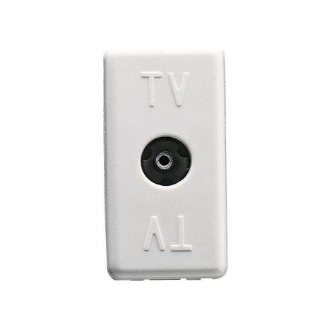 TV-KOAXIALDOSE WEIBLICH 'SYSTEM' Weiß