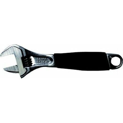 Bahco 9070C Adjustable Wrench, 20mm Metric, 158mm Length with T-Handle and Scale