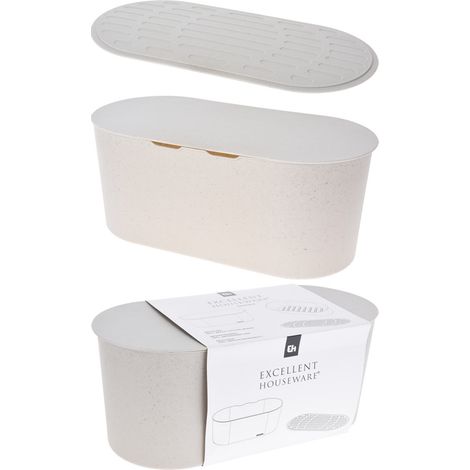 EXCELLENT panera fibra 39x16x12 cm , Panera fibra 39x16x12 cmFabricada en fibra de alta calidadApta para lavavajillasIdeal para conservar su panFácil limpiezaMe