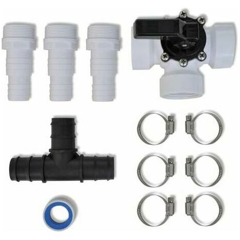 Kit de dérivation pour chauffage solaire de piscine (1/4)