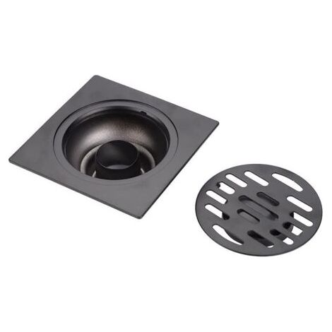 Drain de Douche Anti Odeur Siphon De Sol en Acier Inoxydable pour Salle De Bain Evacuateur Drain de Plancher pour Machine à Laver Toilette Cabine Douche Cuisine (Common Floor Drain) (1/5)
