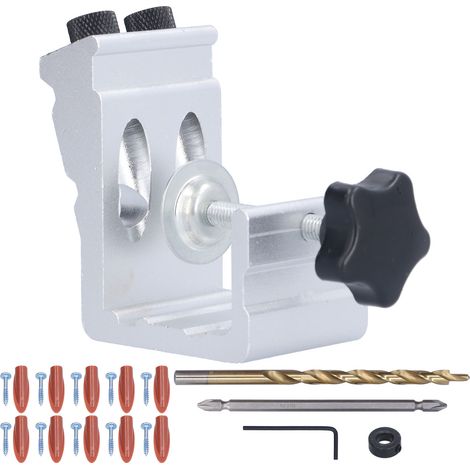 Localisateur poinçon réglable – positionneur trou incliné – accessoire menuiserie – trousse outils
