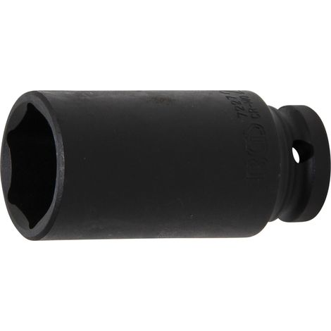 Kraft-Steckschlüssel-Einsatz Sechskant, tief Antrieb Innenvierkant 12,5 mm (1/2") SW 27 mm (1/3)