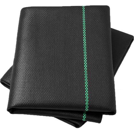 KOTARBAU® Tessuto agrotessile universale anti-erbacce per giardino, nero, 70 g/m2, 3,2 x 5 m